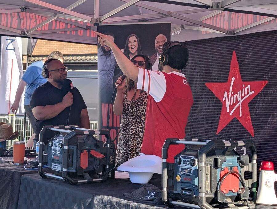 Virgin Radio stage